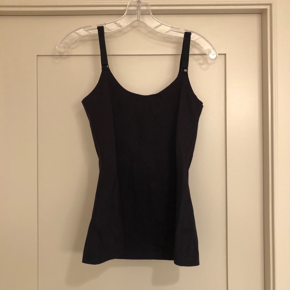 Knix black leakproof nursing tank top